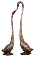 Brass Duck Pair Statue In Red Colour Medium 5.68kg